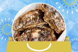 【夏の福袋】希少な超特大サイズの天然岩牡蠣と 一般サイズの岩牡蠣をセットで！