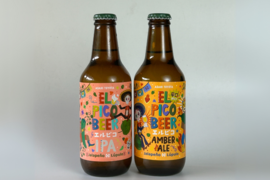 クラフトビール　エルピコ IPA ＆ アンバーエール 330ml×各2本　愛知県豊田産ハラペーニョ使用