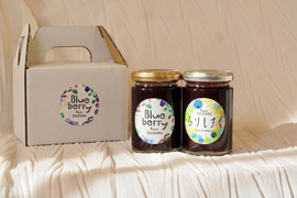 るりしずく＆ブルーベリージャム 食べ比べセット（小瓶2本）【冬ギフト】
