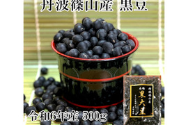丹波篠山 黒豆 500g 丹波篠山産 丹波黒豆2L 丹波黒お正月 おせち料理 煮豆レシピ付き 令和6年産