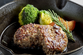 放牧黒毛和牛100％ハンバーグ120ｇ　６個セット【ギフト箱入り】