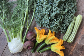 【季節の西洋野菜　5種セット】農薬・化学肥料不使用