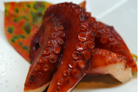 【明石ダコを救った天草ダコ】たこの柔らか煮(たこステーキ)《4パック入》