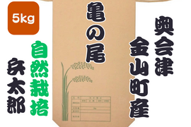 【新米令和７年】『兵太郎』奥会津 金山町産 亀ノ尾5kg