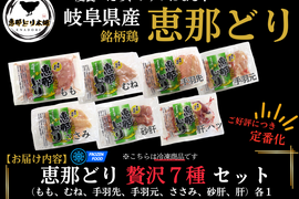 産地直送！ 『恵那どり』 至福の7種✨詰め合わせSET（冷凍）