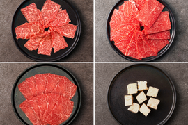 【家計応援＊2,000円引き】［～7/12まで］牛脂付き！焼肉3種セット（800g）（リブロース・カタ赤身・とうがらし・牛脂）自然派グラスフェッド黒毛和牛♪