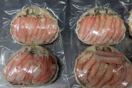 ※期間限定※【北海道産】オオズワイガニの甲羅盛り　1kg　1箱10個入り