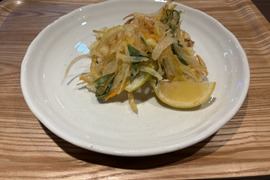 はるかの皮のかき揚げ