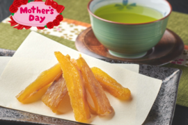 【母の日ギフト】最上級ランク大走り新茶と伝統製法の干し芋のセット お茶　静岡産