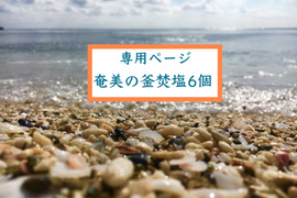 奄美の釜焚塩6個おまとめ ふみ様専用ページ