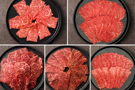 【29の日】［３日間限定］焼肉食べ比べ５種７袋セット（計950g）（リブロース・トウガラシ・シンシン・イチボ・ランプ）