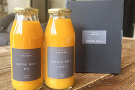 【限定100セット】大津四号100%「もぎたて」と「熟成」飲み比べみかんジュース（180ml x 2本・ギフト箱入り） 【母の日ギフト】