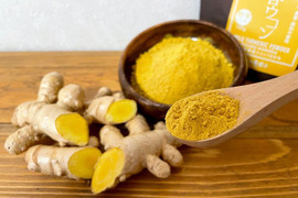 【賞味期限間近セール！】《１００g》手軽に健康茶やお料理に！自然栽培 春ウコンパウダー 沖縄県産