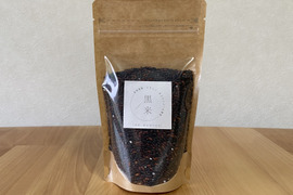 【天日干し】黒米（朝紫）250g×3袋　農薬、除草剤不使用　令和5年度産