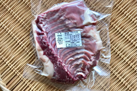 希少✨「アナグマ肉【アバラ】370gブロック」221108-1 フレンチで人気のジビエ！
