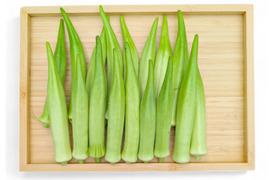 【冷蔵便】柔らか・激ネバ！生のまま美味しい希少な「白オクラ」1kg