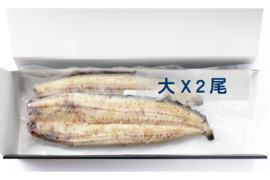 2024年度新仔！丸和うなぎ白焼き(大サイズ) X 2尾　※1尾 160g