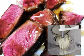 全て北海道産！　２種類の羊乳ジェラート（計４個）、羊肉ベーコン１５０ｇとロース、肩ロース羊肉（計３００ｇ）