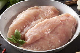 【5月21日賞味のため特別価格】みつせ鶏瞬冷むね肉 計1kg（品質そのまま）