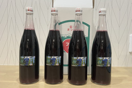 【福袋2025】ワイン用ぶどうで作ったジュース4本セット　ヤマソーヴィニヨン(赤) 720ml✖️4本