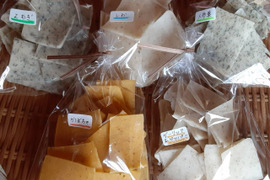 奥出雲産自然栽培寒干しかきもち五種セット