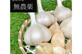 【農薬・化学肥料不使用】滋賀県産にんにく　500g（約8〜10個）