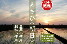 R4:あさひ(朝日)5ぶつき9kg（自然栽培）