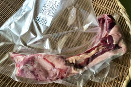 鹿骨付きバラ肉（スペアリブ🍖）／ 焼肉BBQに！岡山県産ジビエ🦌（260707−2）