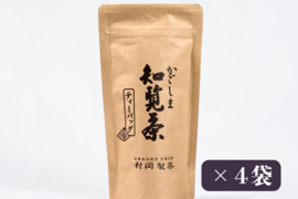 【お得な４袋セット】　かごしま知覧茶　緑茶ティーバッグ（5ｇ×16包）【４袋セット】　1袋80ｇ　鹿児島県知覧町産　ホットでもアイスでも