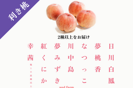 【利き桃セット】桃の食べ比べが楽しめる！利き桃セット 約2kg 約5~8玉