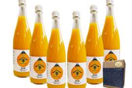 【9周年感謝祭】無添加 みかんジュース 720ml×6本 寿太郎 100％ストレート 生搾りミカン 静岡県産 濃厚プレミアム