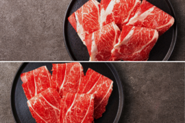 【夏ギフト】和牛すき焼き・しゃぶしゃぶセット 計700g　熨斗対応可