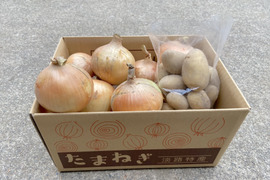 《数量限定》【淡路島産】新じゃがいも2kgと完熟玉ねぎ3kg詰め合わせ