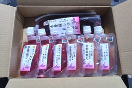 赤紫蘇商品たっぷりお試し3種類(シロップ・ジュース・寒天ゼリー飲料)