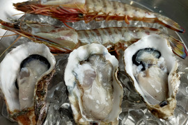 【お得・便利】広島県産牡蠣＆車海老のお試しセット！瞬間凍結冷凍で生食OK