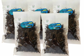 【有機JAS認証】仁淀川きくらげ 黒スライス100g×5袋｜切らずに使える・まとめ買い