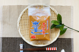 【生味噌あやめ1kg×３個】新潟県新発田市産の『特別栽培米コシヒカリ』と『里のほほえみ』で作りました♪