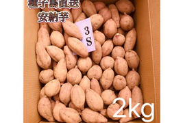 【絶品】大人気！安納芋 3Sサイズ 2kg(箱別)