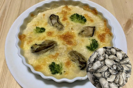 広島県倉橋産冷凍牡蠣むき身 総重量１ｋｇ　使いやすい・年中食べれる牡蠣