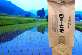 四億年の大地米ヒノヒカリ　玄米5㎏　2022年度