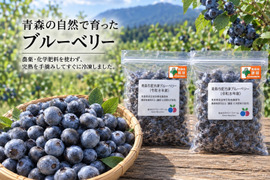 冷凍ブルーベリー（ノーザンハイブッシュ）（青森県認証特別栽培）
