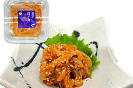 白イカ(ケンサキイカ)のチャンジャ130gの2個セット！島根県沖で獲れた新鮮なイカで作った逸品