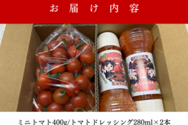 NEW!!ミニトマト&ドレッシング(2本)セット