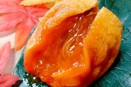 【極上スイーツ】贅沢半熟生とろ食感ほんだ屋プレミアムあんぽ柿「HONDANPO」ブロンズエースサイズ(60g×3個)