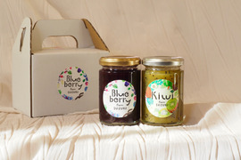 季節のジャム 2本セット（キウイ・ブルーベリー）【冬ギフト】