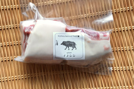 脂乗り最上級！✨《ジビエ》特A級【 猪肉バラ 400g ブロック】20211231-6
