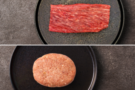 【家計応援＊30％OFF】［～6/14まで］アメリカンステーキ&ハンバーグセット 計1.1kg（フランクステーキ・ハンバーグ）
