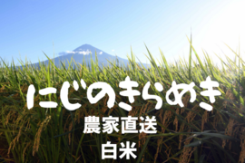 令和7年産 にじのきらめき 静岡産 白米 10kg ふっくら炊き上がり 甘みと香りが際立つ 富士の恵みのお米