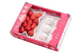 【予約販売 2026年12月中旬～順次発送】あまおう大福セット (あまおう苺270g 1パック＆大福6個)