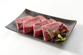 【在庫限り商品！】九州産黒毛和牛 熟成ランプ ステーキ約260g (4-5枚)